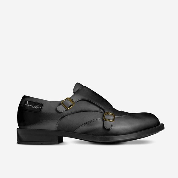 Gentleman\'s Black Leather Monk Strap main image 4